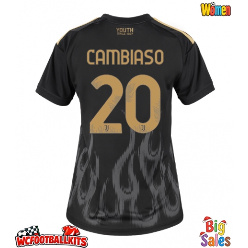 Juventus Andrea Cambiaso #20 Replica Third Stadium Shirt for Women 2026-27 Short Sleeve